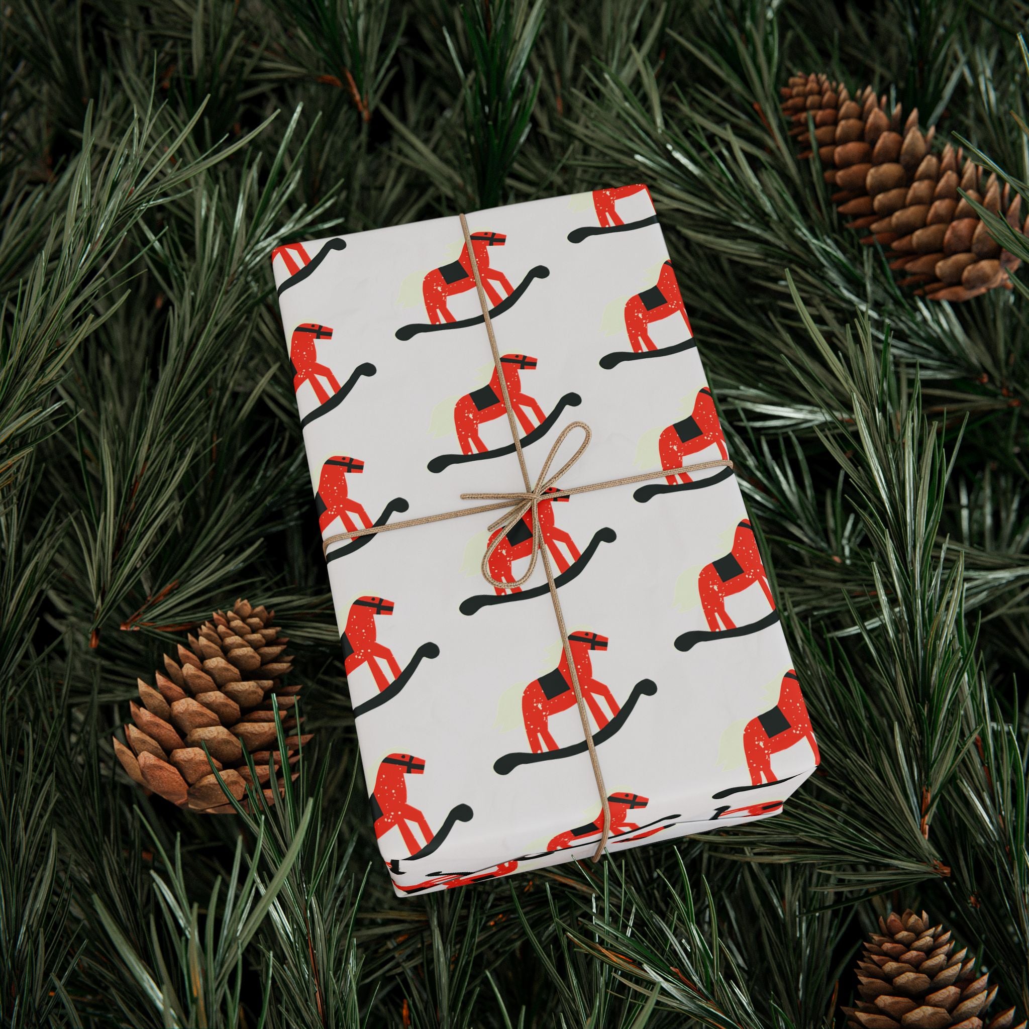 Rocking Horse Holiday Wrap