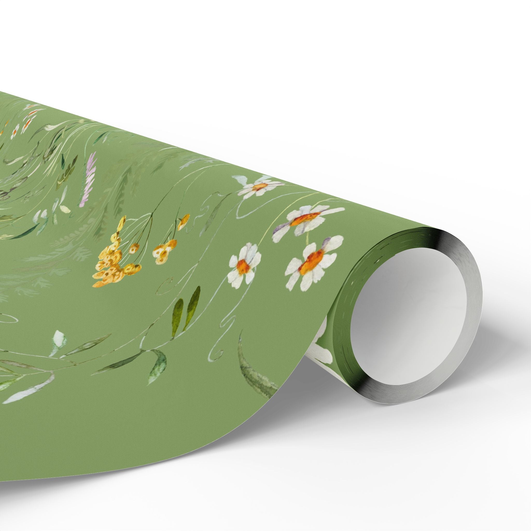 Green Floral Wrap