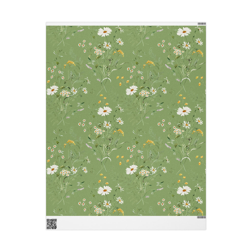 Green Floral Wrap