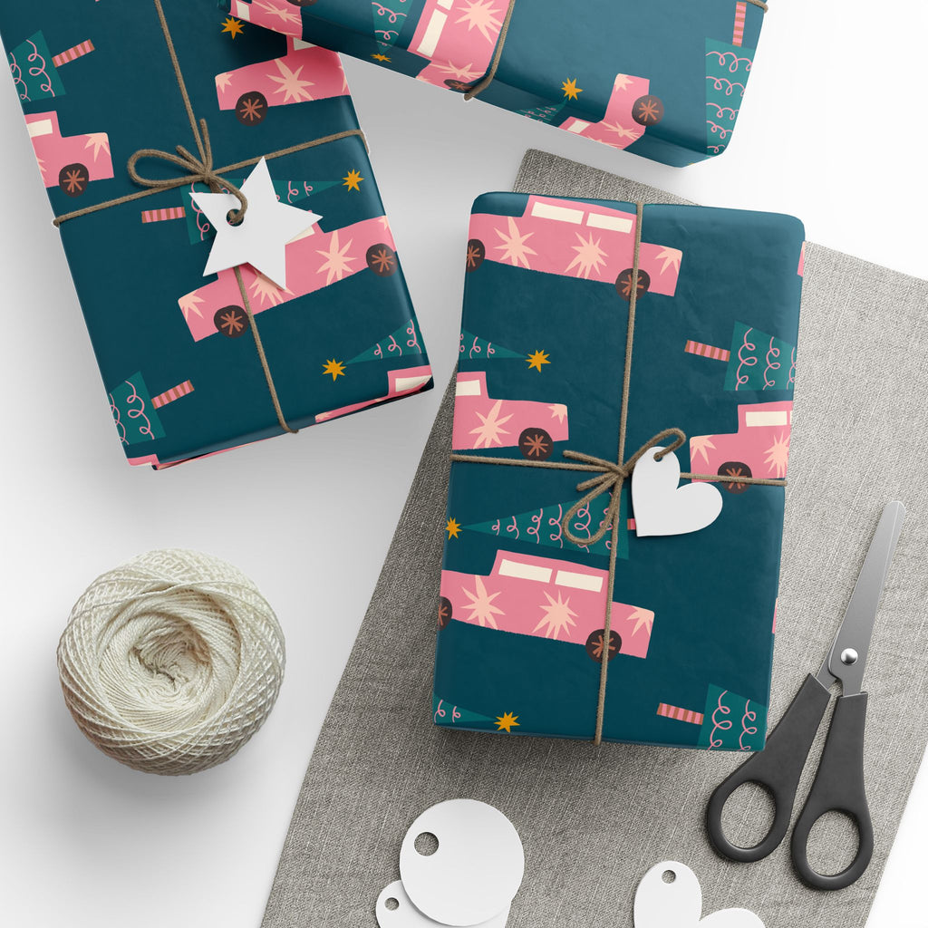 Car & Tree Holiday Wrap