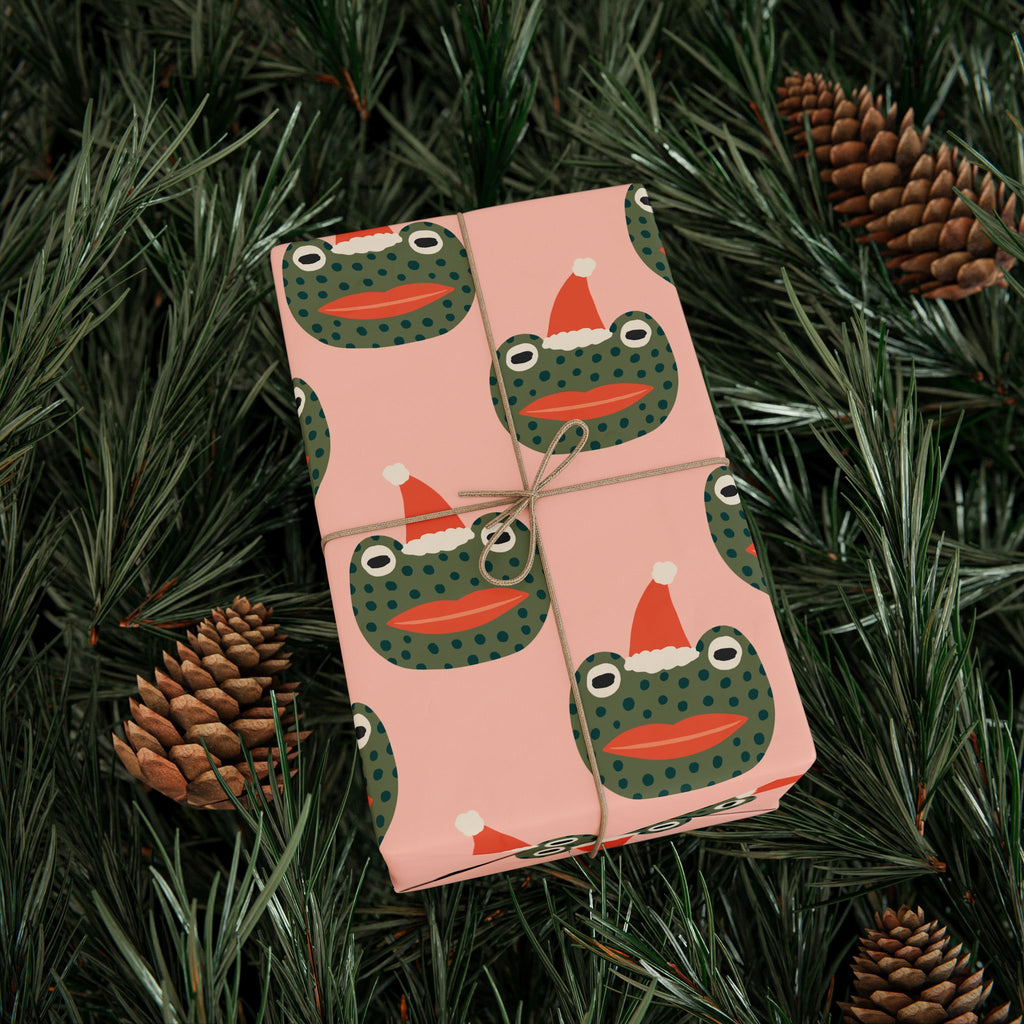 Festive Frogs Holiday Wrap