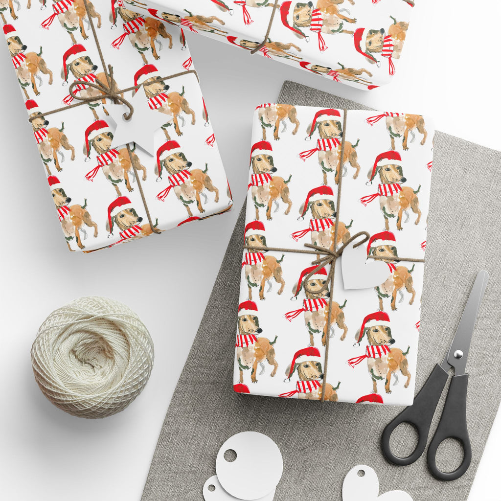Dachshund Holiday Wrap