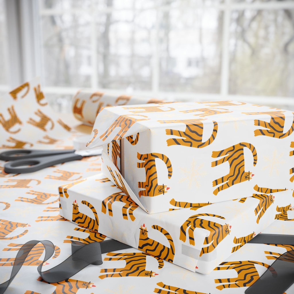 Festive Tigers Holiday Wrap