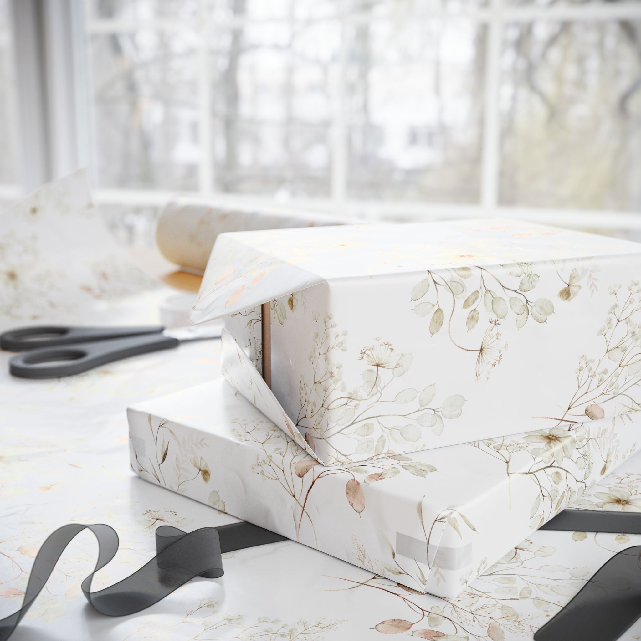 Neutral Floral Wrap