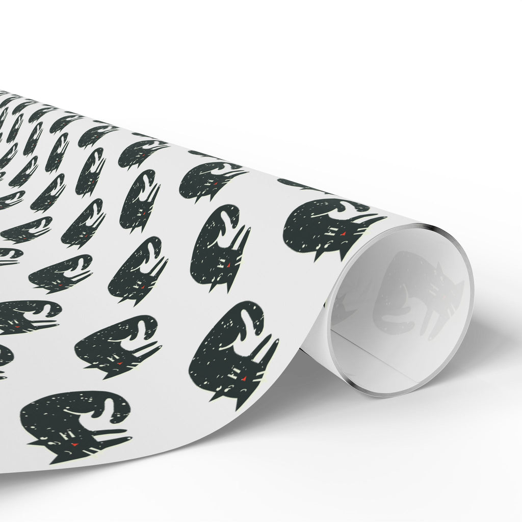 Snowy Cat Holiday Wrap