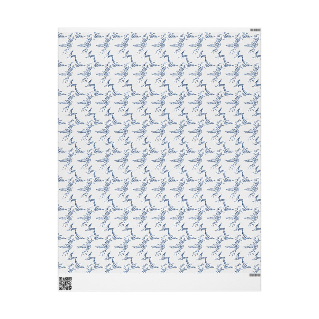 Blue Doves Wrap