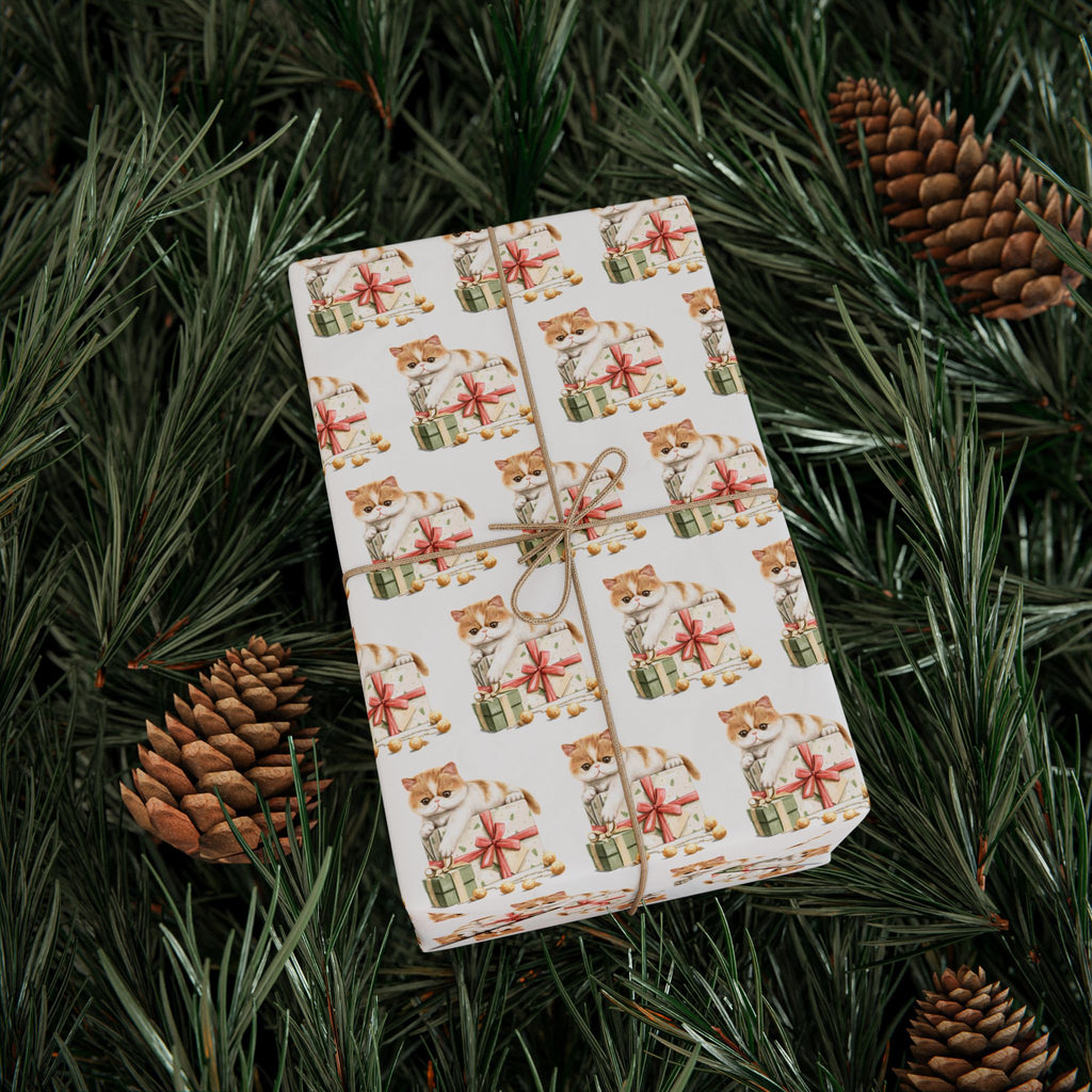 Sad Cat Holiday Wrap