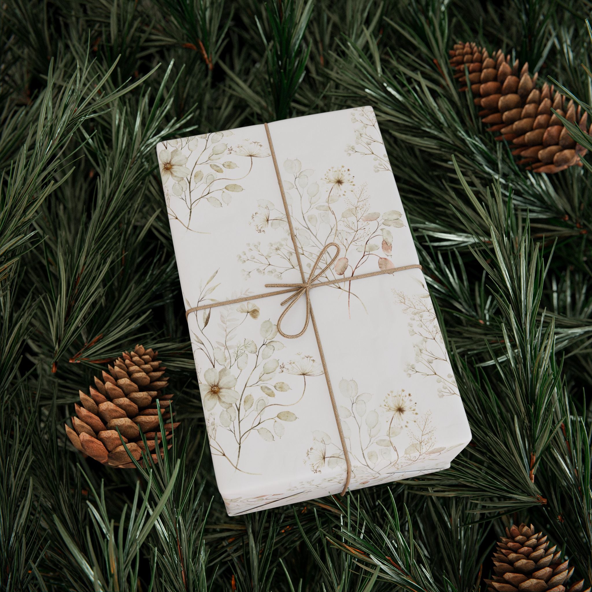 Neutral Floral Wrap