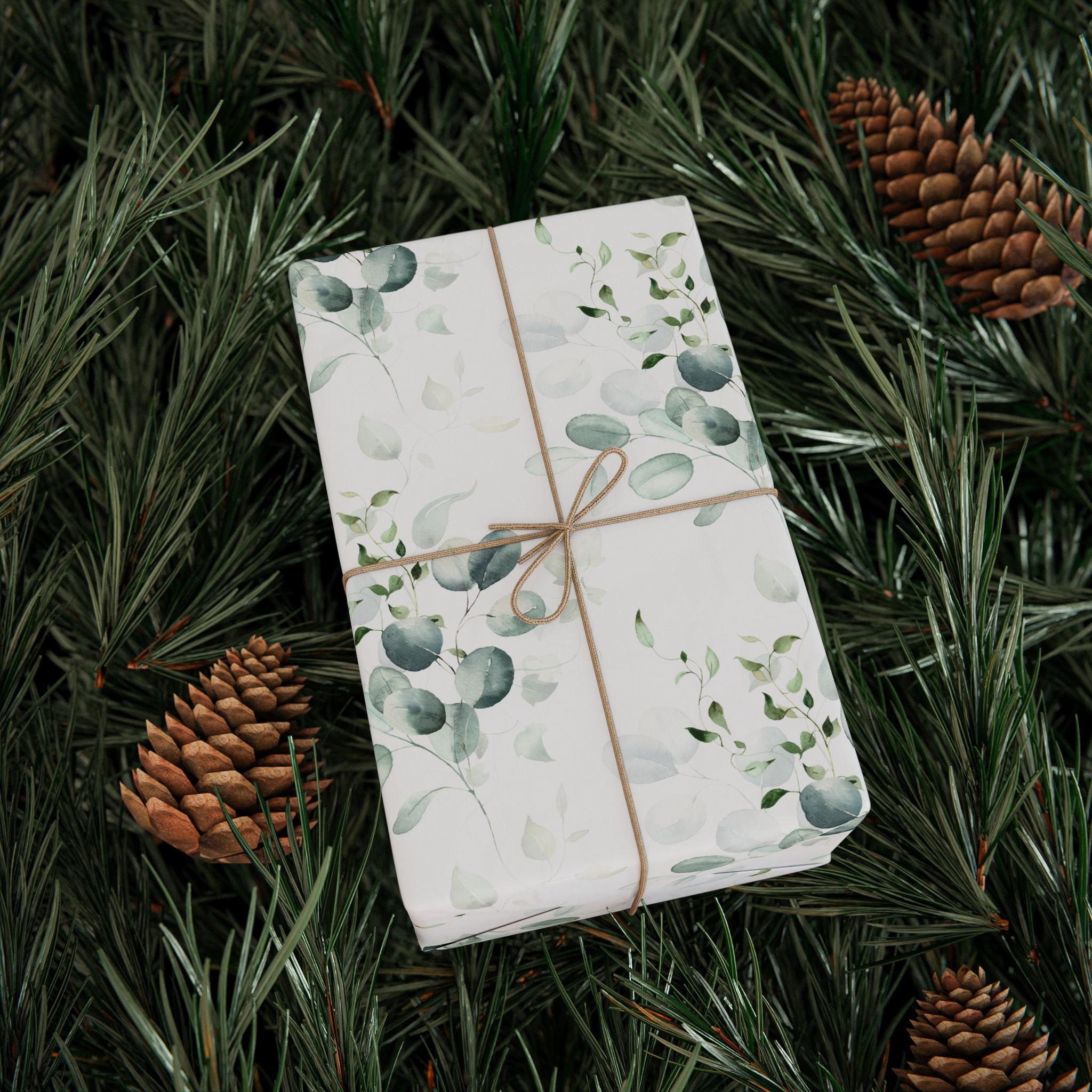 Neutral Green Bouquet Wrap