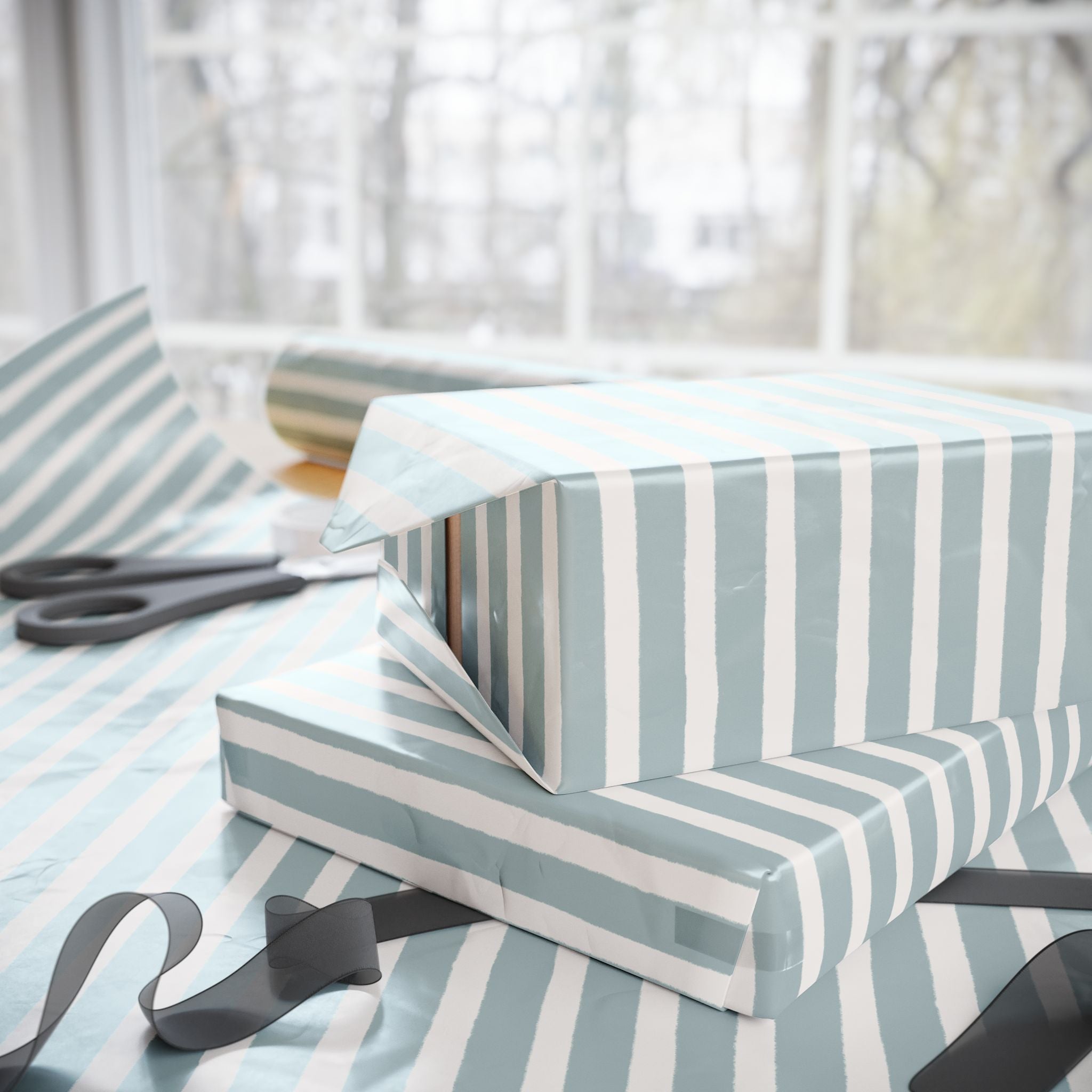 Blue Stripes Wrap