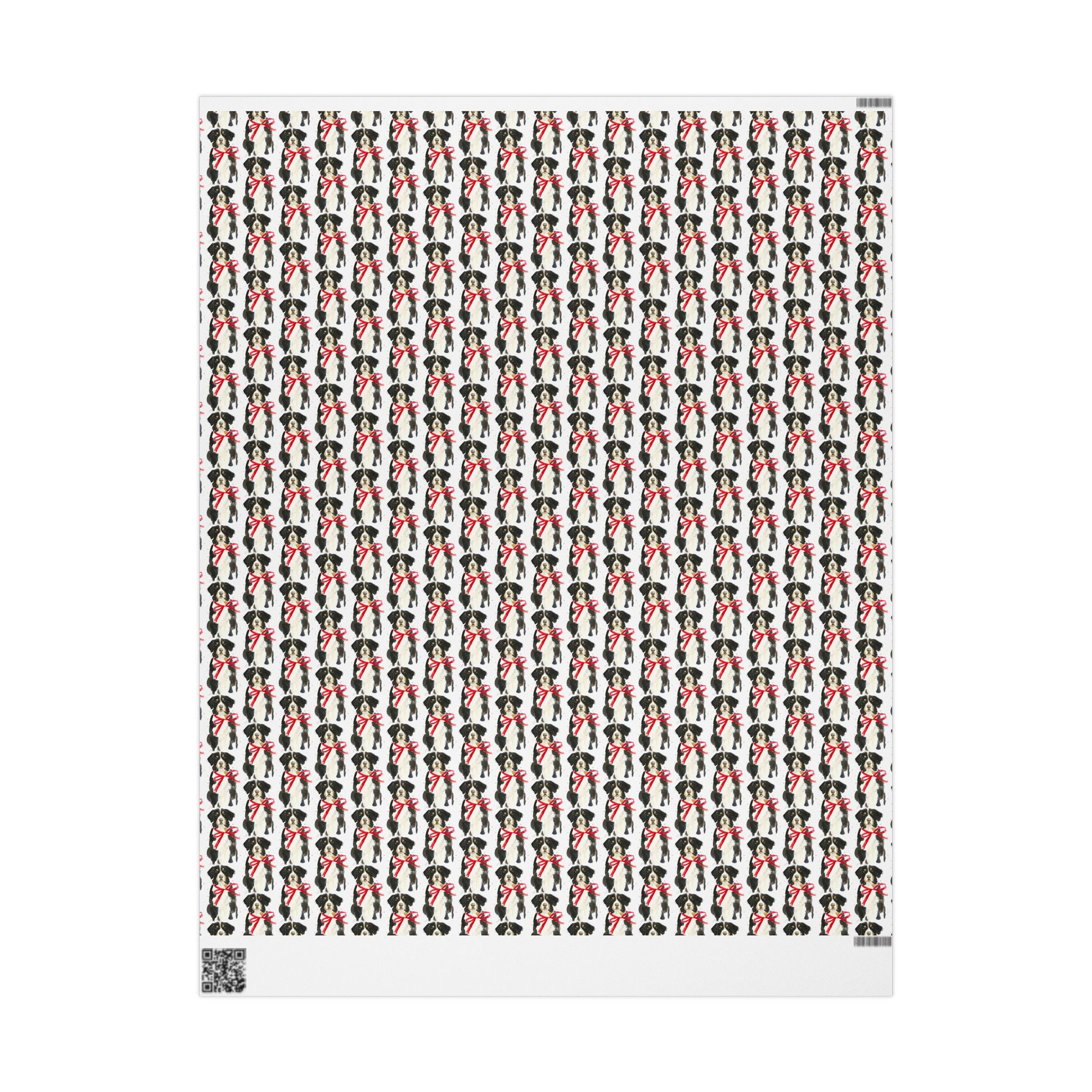 Bernese Mountain Dog Holiday Wrap