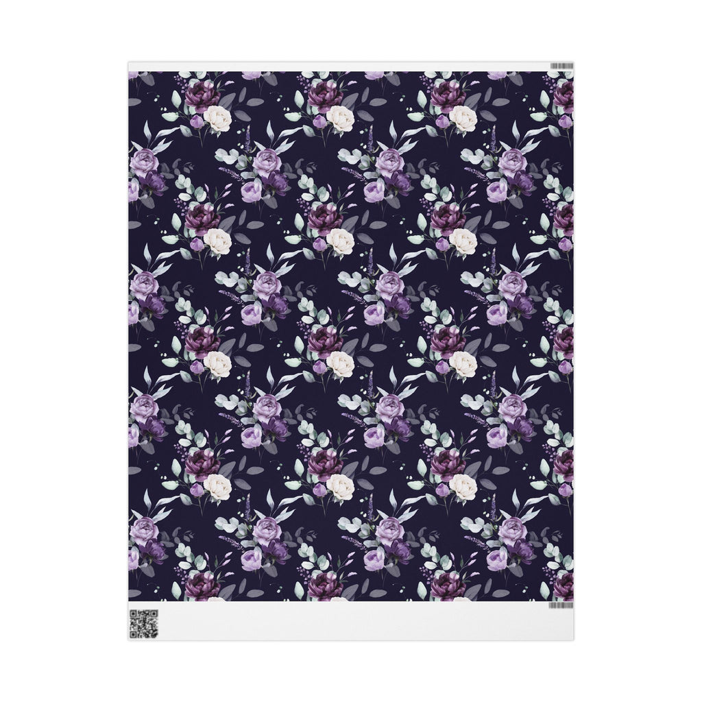 Purple Floral Wrap