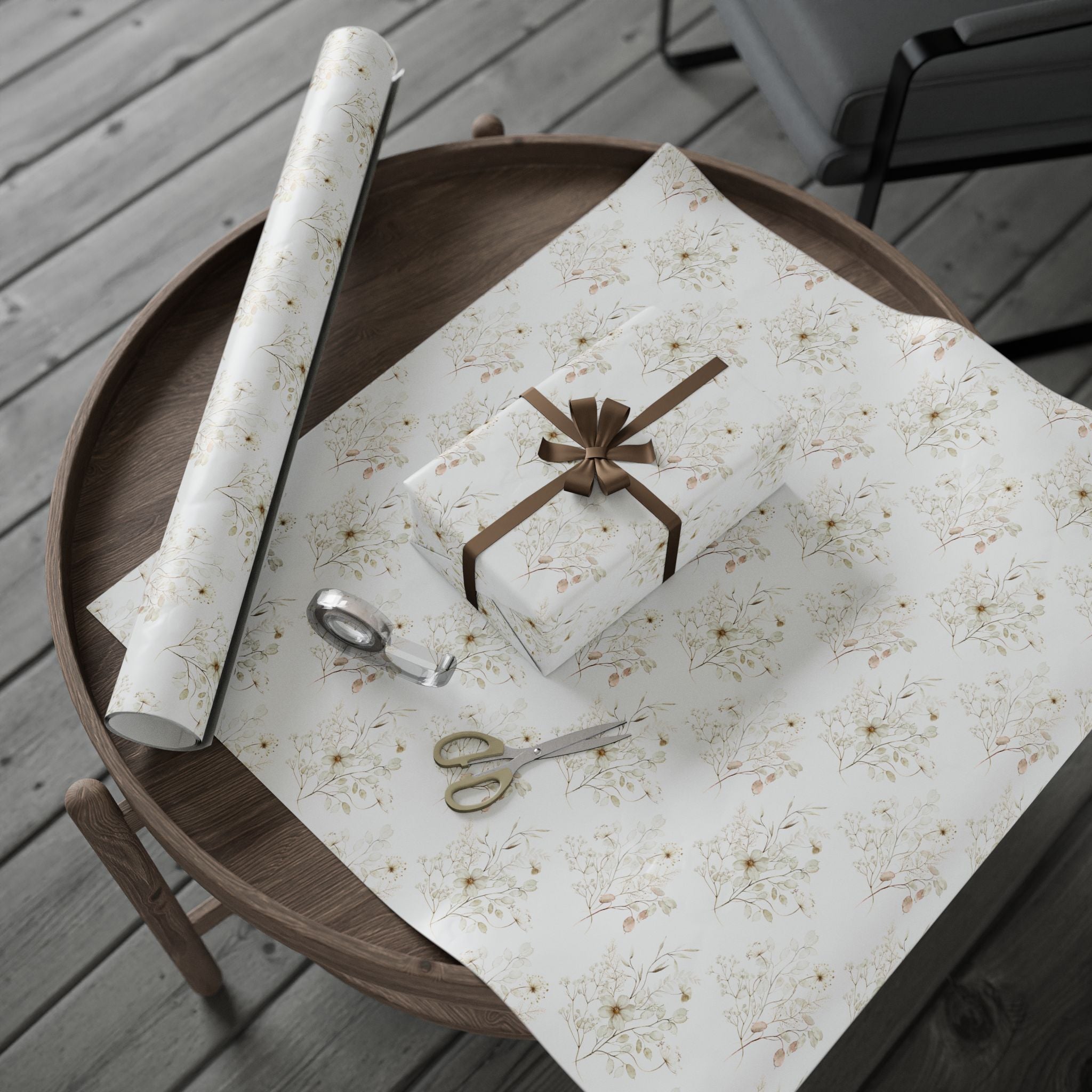 Neutral Floral Wrap