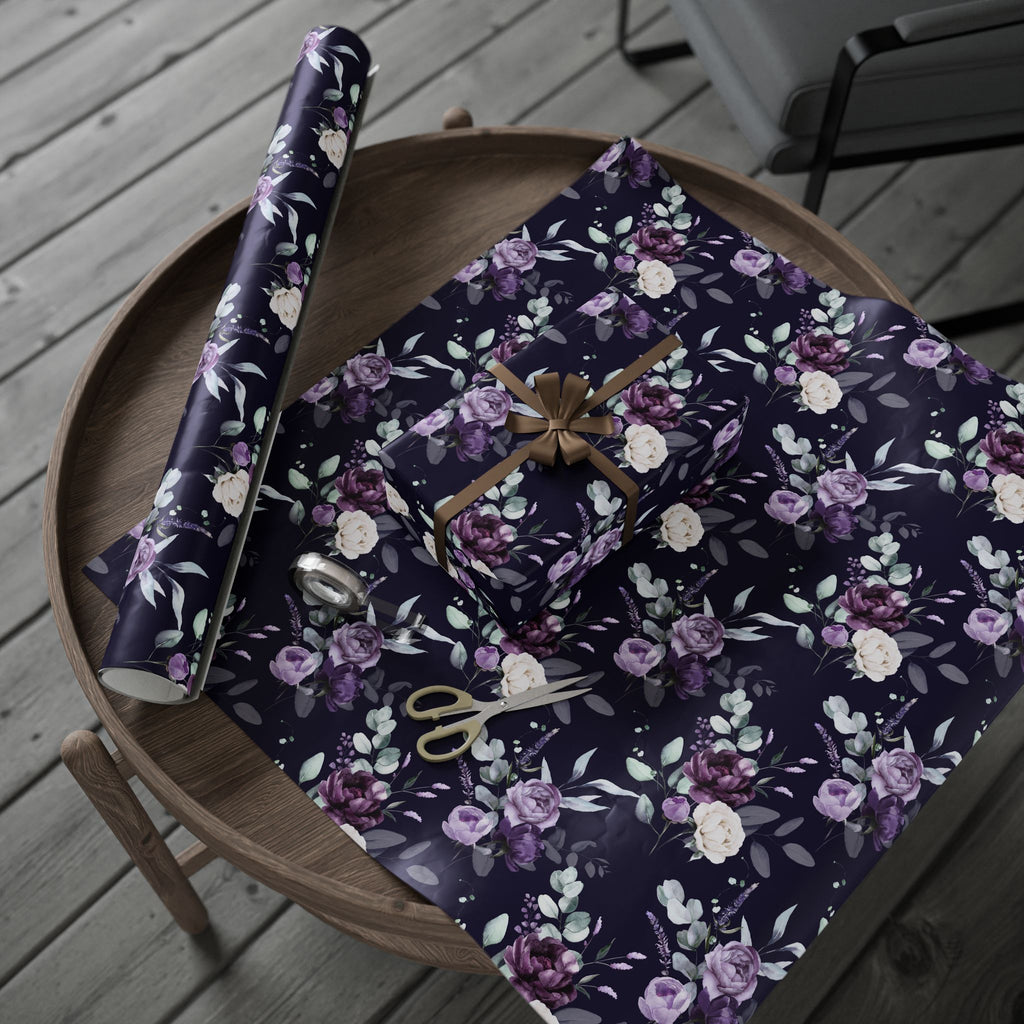 Purple Floral Wrap