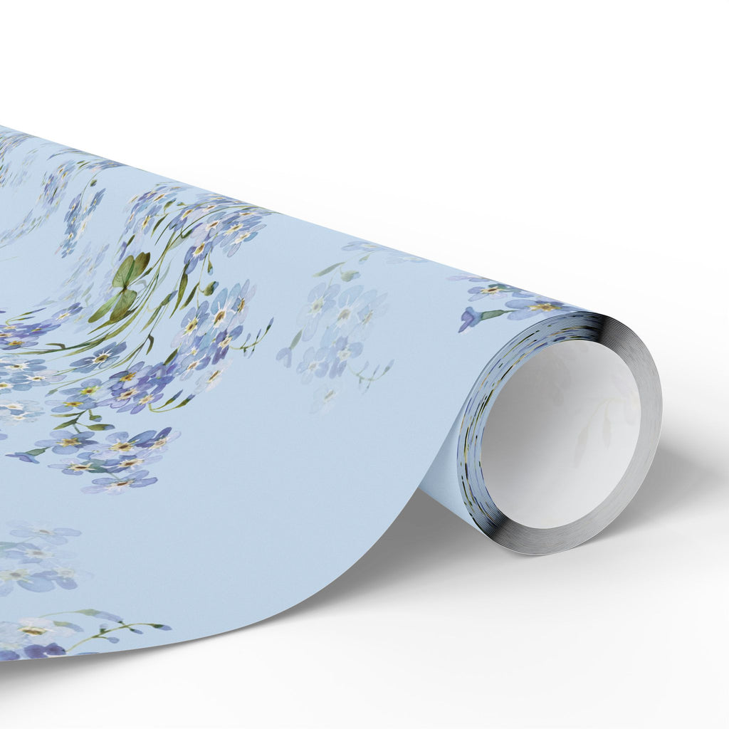 Baby Blue Floral Wrap
