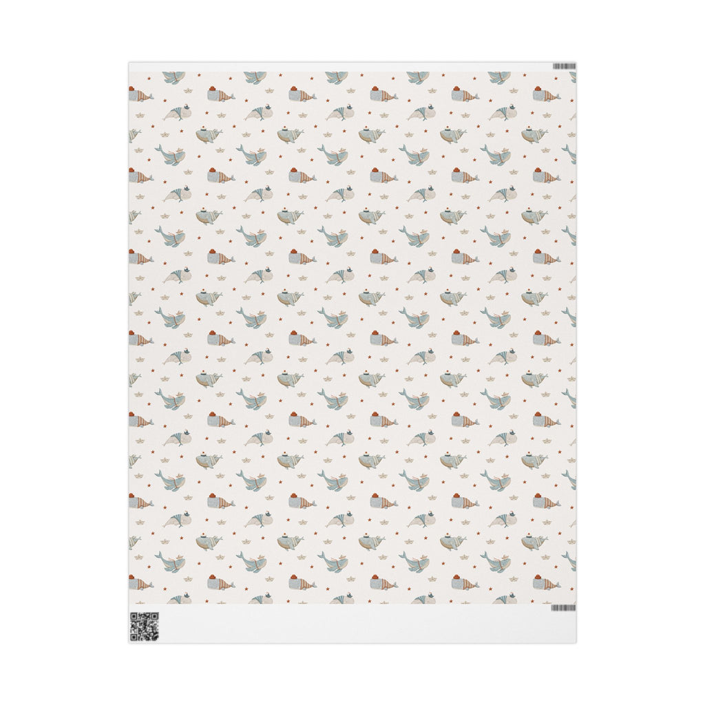 Whales in Hats Wrap