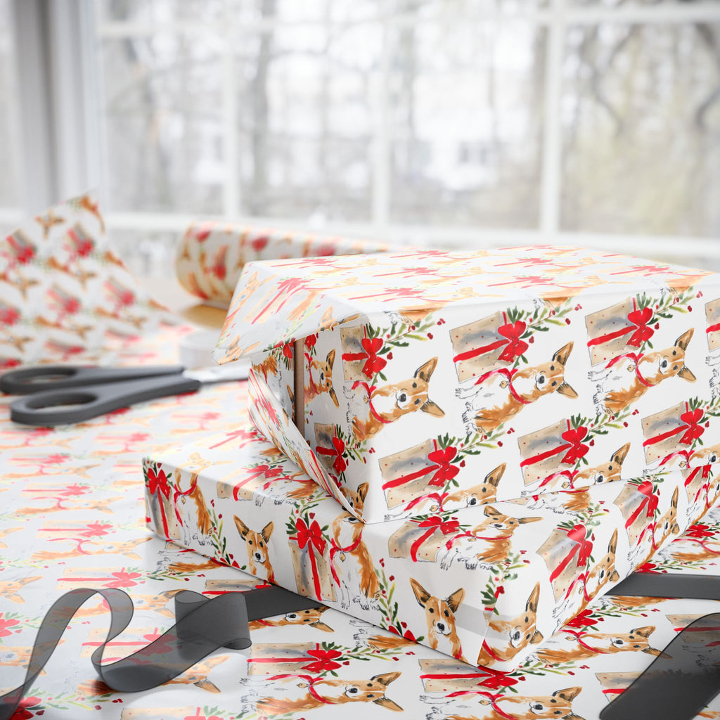 Corgi Holiday Wrap