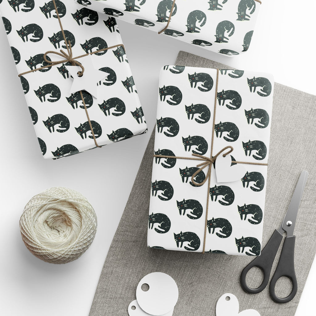 Snowy Cat Holiday Wrap