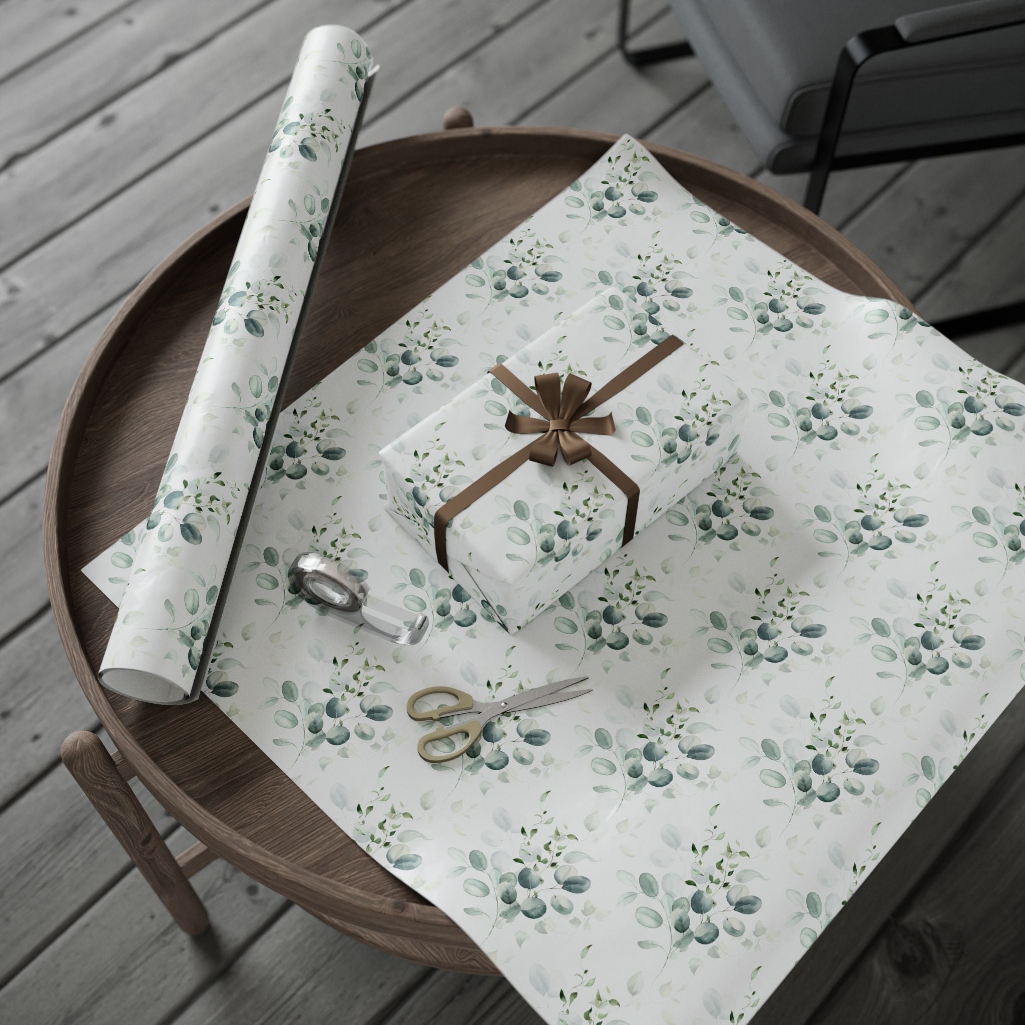 Neutral Green Bouquet Wrap