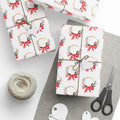 Watercolor Bow Holiday Wrap