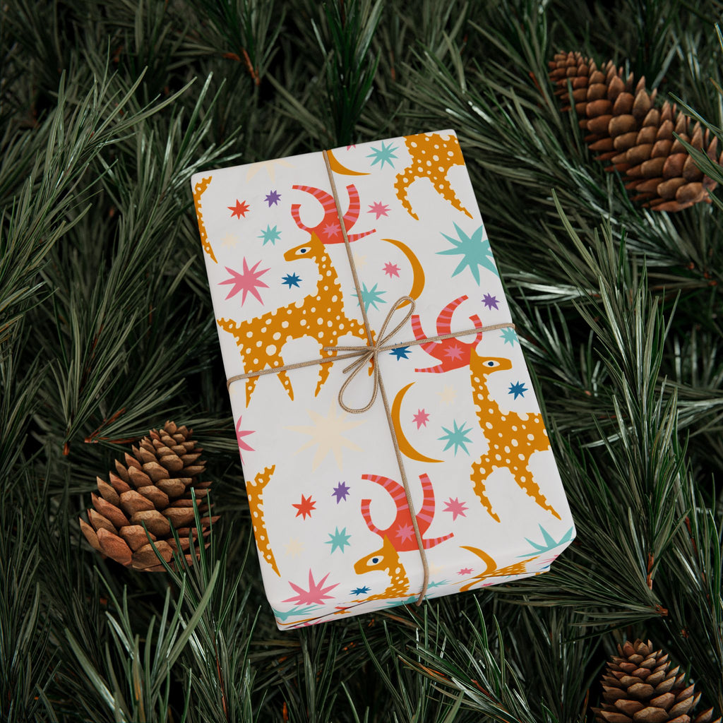 Festive Deer Holiday Wrap