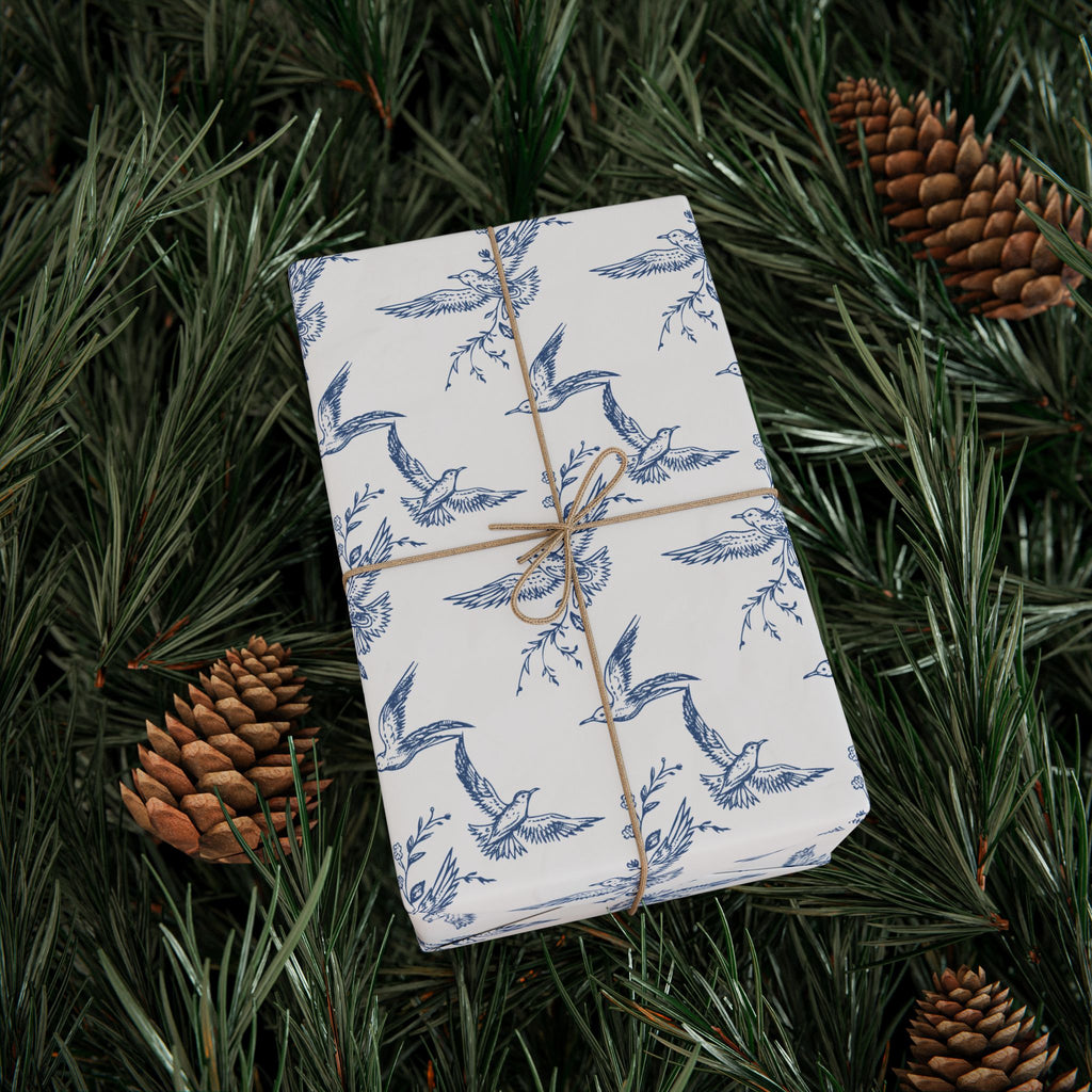 Blue Doves Wrap
