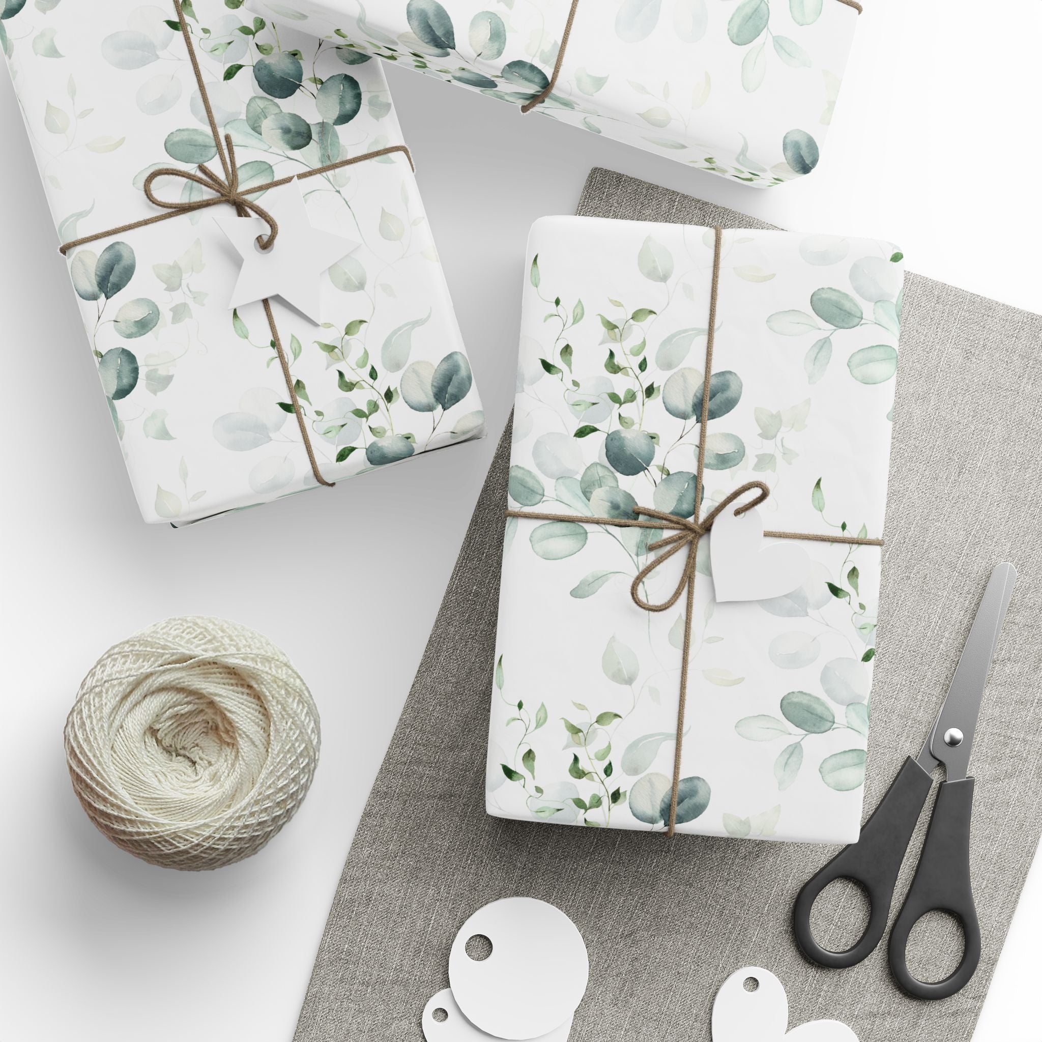 Neutral Green Bouquet Wrap