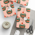Festive Frogs Holiday Wrap