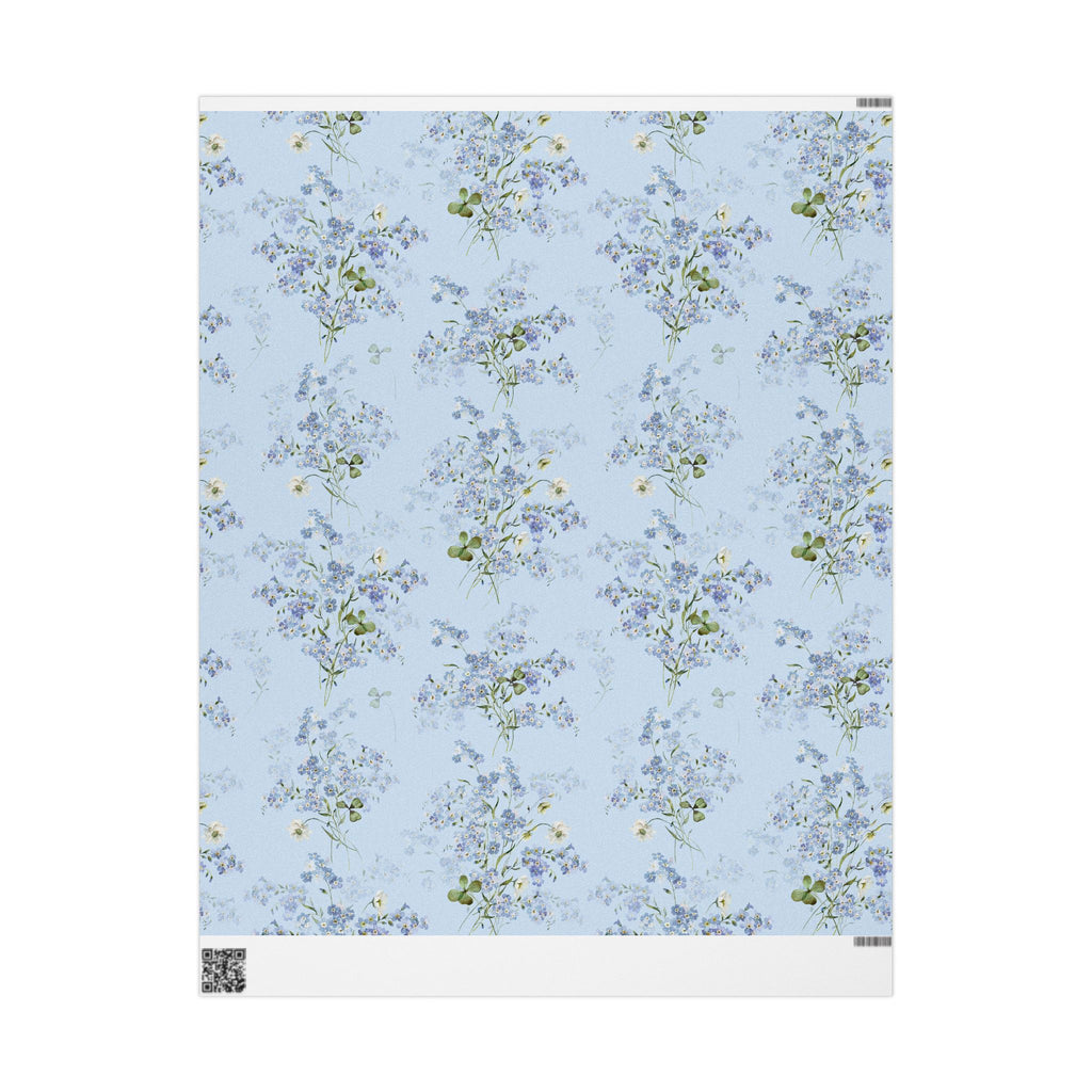 Baby Blue Floral Wrap